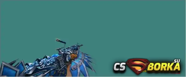 Модель оружия «M249 Ice» для CS 1.6 для CS 1.6