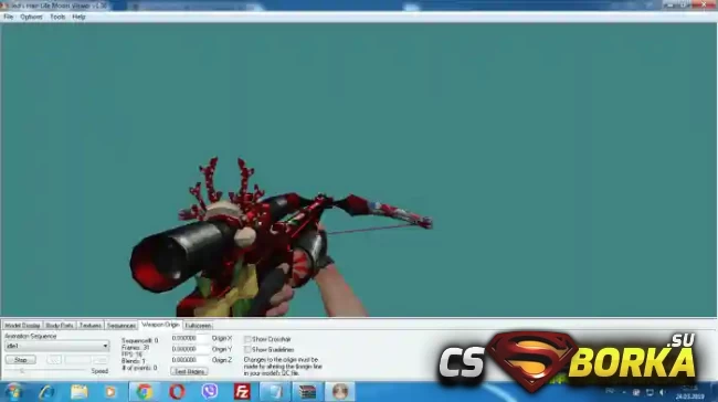 Модель оружия «Crossbow XMAS 2019» для CS 1.6 для CS 1.6