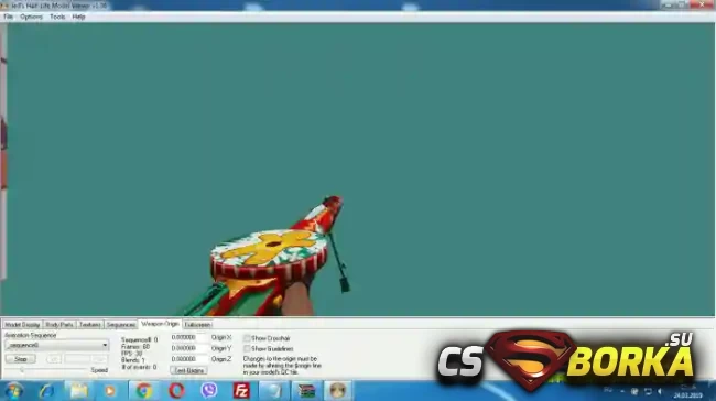 Модель оружия «Lewis XMAS 2019» для CS 1.6 для CS 1.6