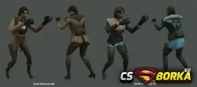 Модели игроков «SWAT-Moscow из CrossFire» для CS 1.6 для CS 1.6