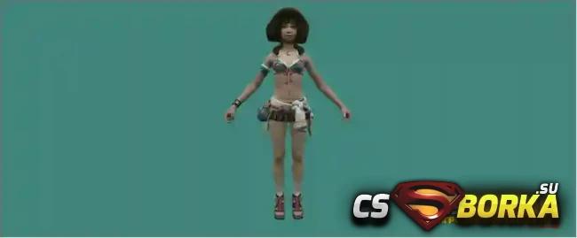 Модель игрока «Sakura Summer из SF2» для CS 1.6 для CS 1.6