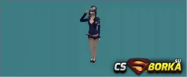Модель игрока «Police Women» для CS 1.6 для CS 1.6