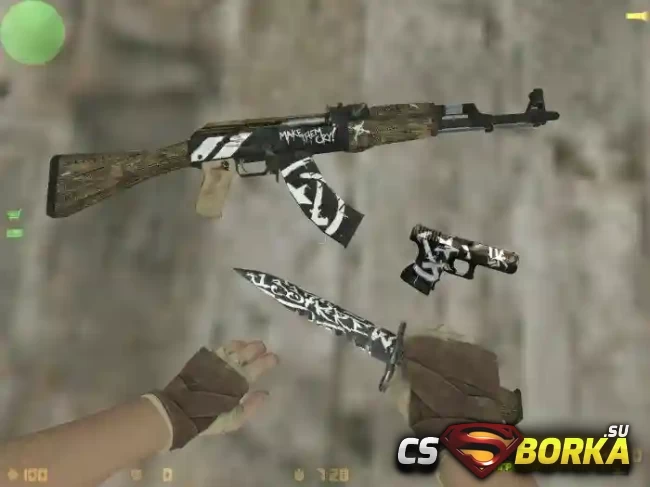 Модели оружия «Wasteland Rebel pack из CS:GO» для CS 1.6 для CS 1.6