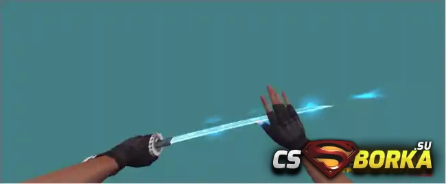 Модель ножа «Buff Katana Ice» для CS 1.6 для CS 1.6