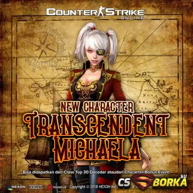 Модель игрока «Transcendent Michaela» для CS 1.6 для CS 1.6