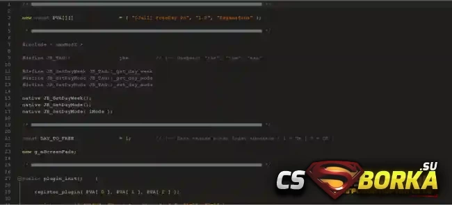 Плагин [JBE] «Auto Freeday» для CS 1.6 для CS 1.6