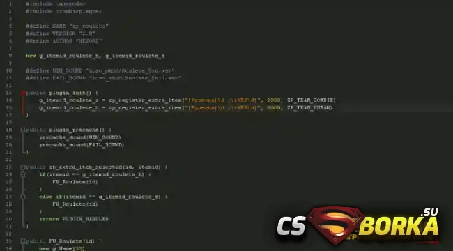 Плагин [ZP] «Roulette - Рулетка на привилегии» для CS 1.6 для CS 1.6