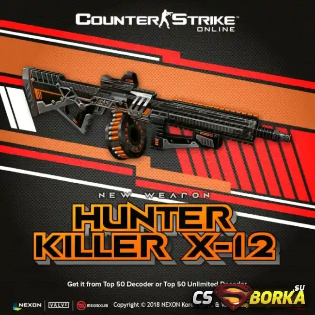 [CSO] [ZP] Extra Item - Hunter Killer X-12 для CS 1.6 для CS 1.6