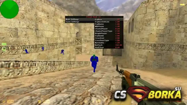 Приватный чит «Visual Hack v2» для CS 1.6 для CS 1.6