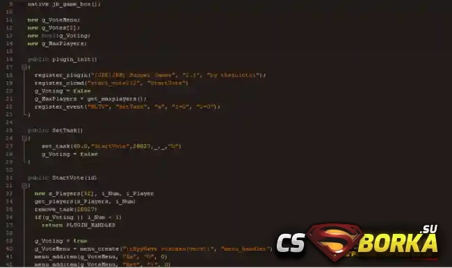 Плагин [JBE] «Hunger Games - Автоматическое включение V2.1» для  для CS 1.6