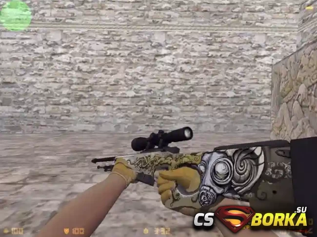 Модель AWP «Worm God + Gloves» для CS 1.6 для CS 1.6